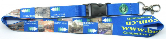 custom printed lanyard