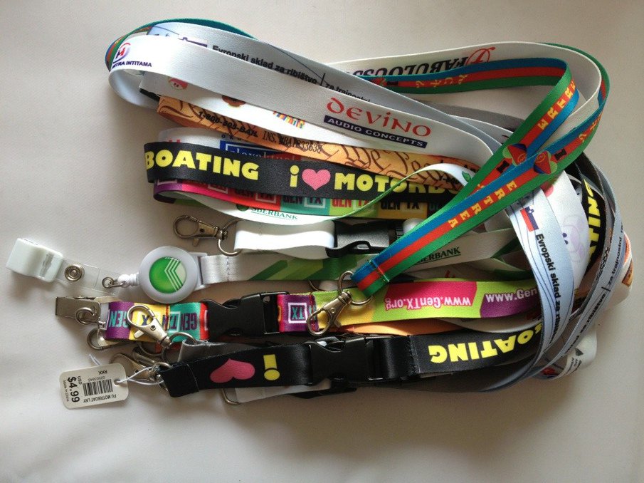 custom printed lanyard