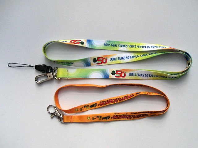 custom printed lanyard