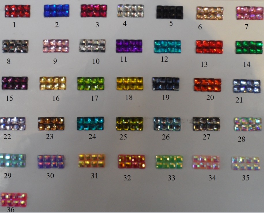 rhinestone colors chart