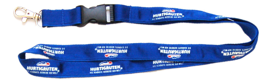custom satin lanyard