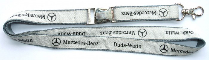 custom satin lanyard