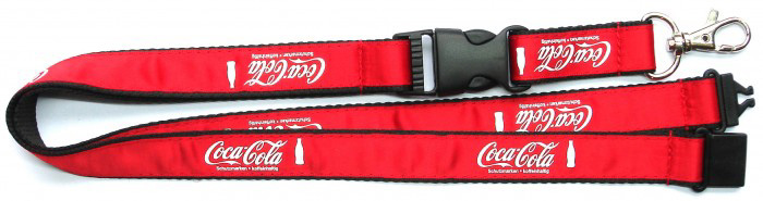 custom satin lanyard