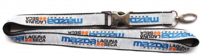 custom satin lanyard