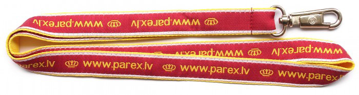 custom satin lanyard