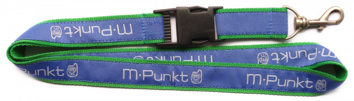 custom satin lanyard