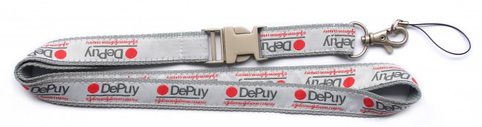 custom satin lanyard