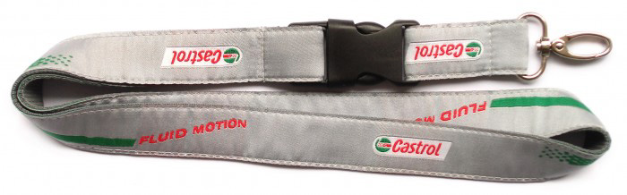 custom satin lanyard
