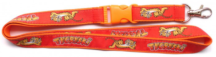 custom satin lanyard