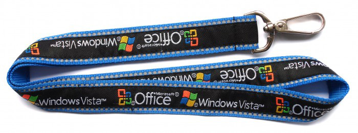 custom satin lanyard