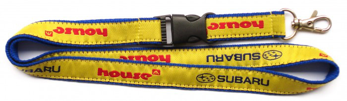 custom satin lanyard