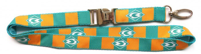 custom satin lanyard