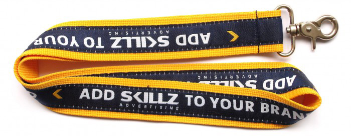 custom satin lanyard