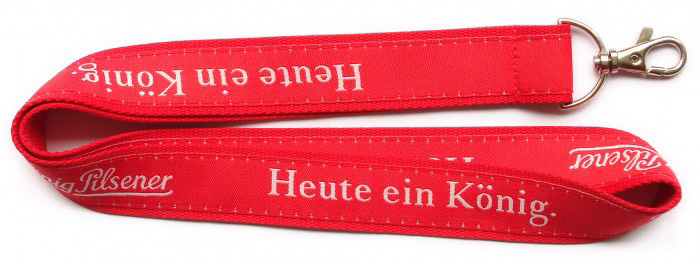 custom satin lanyard