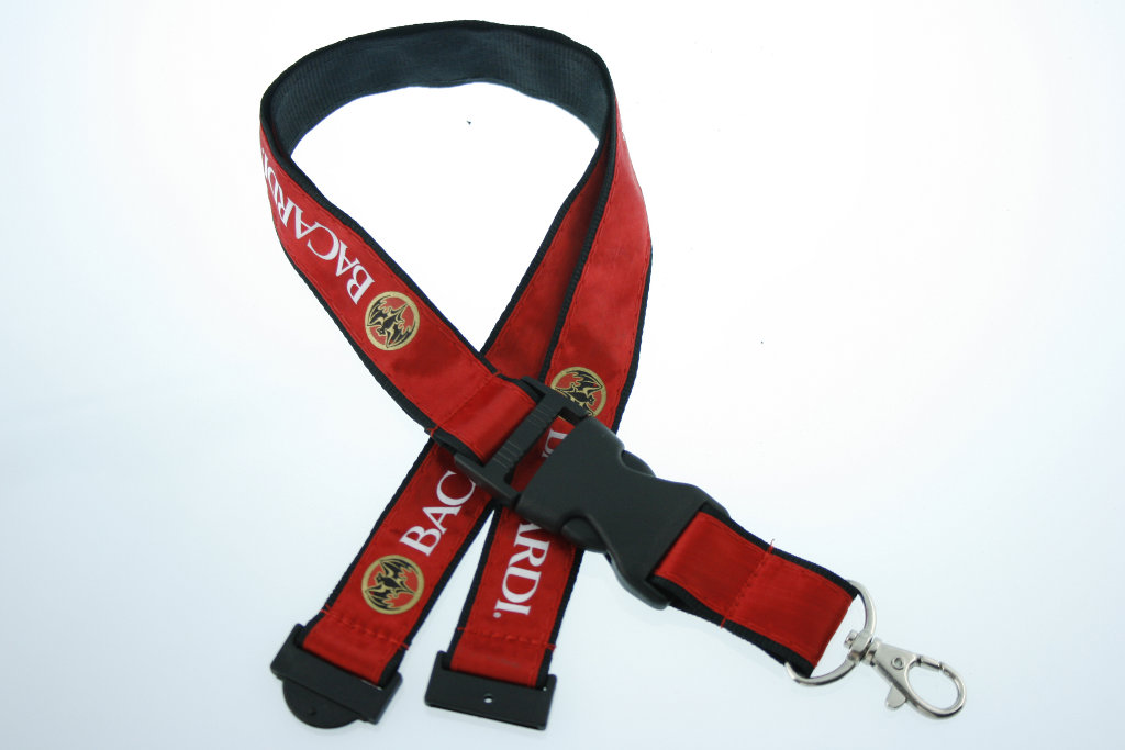 custom satin lanyard