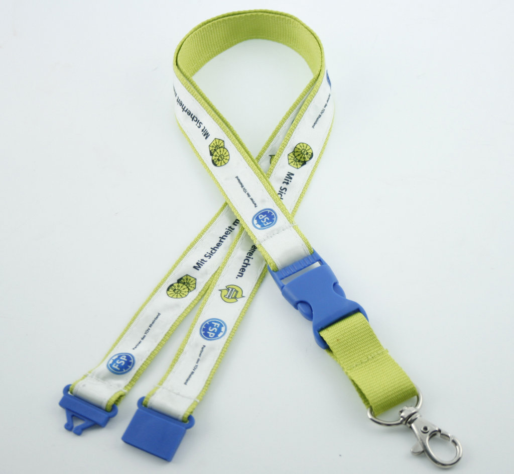 custom satin lanyard