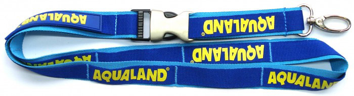 custom satin lanyard