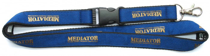 custom satin lanyard