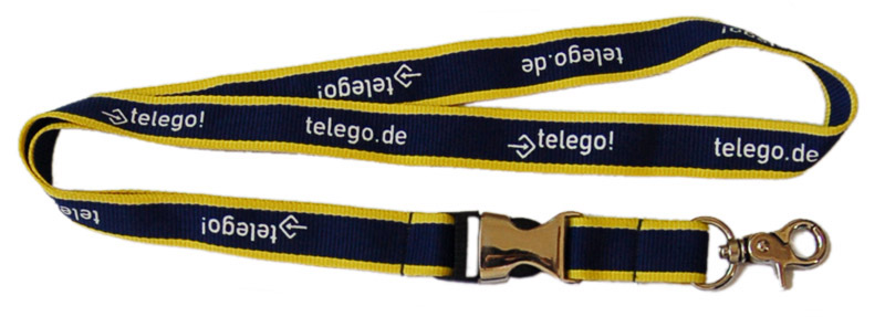 screen printed lanyard