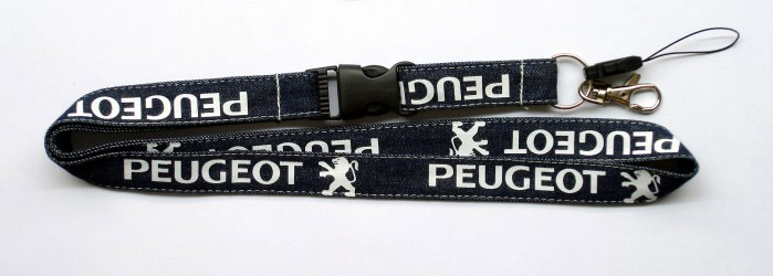 silkscreen printed lanyard