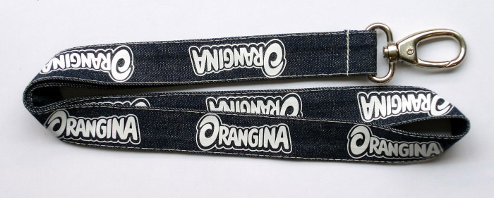 silkscreen printed lanyard