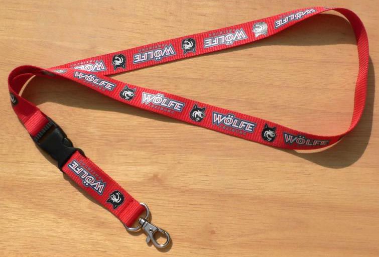 screen printed lanyard
