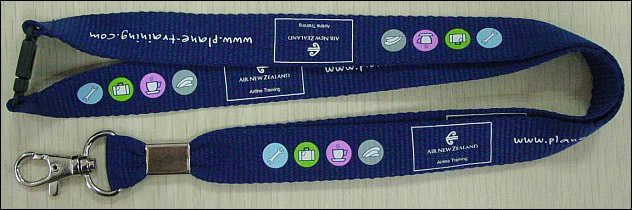 screen printed lanyard