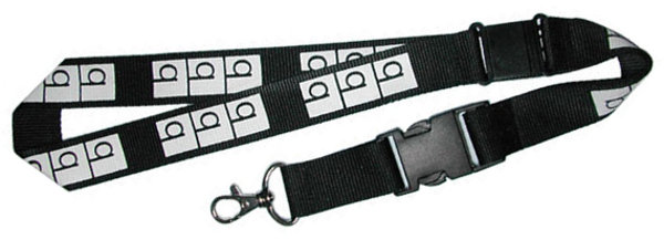 screen printed lanyard