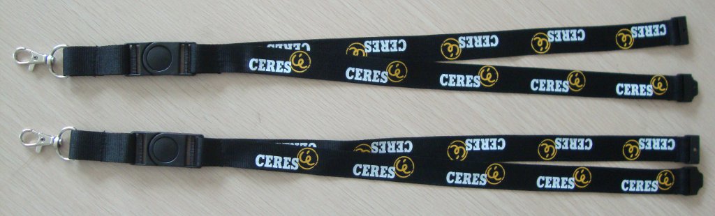 screen printed lanyard