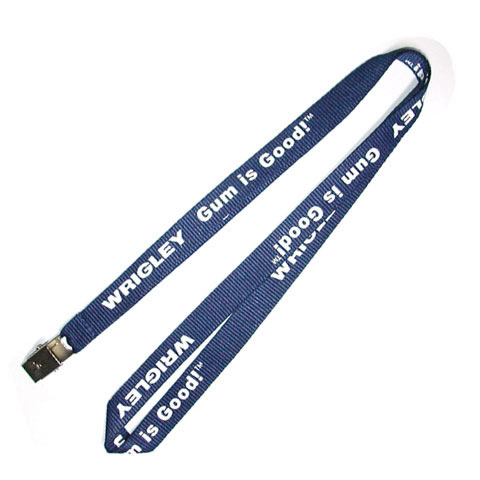 screen printed lanyard