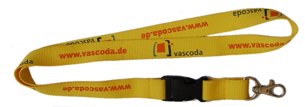 screen printed lanyard