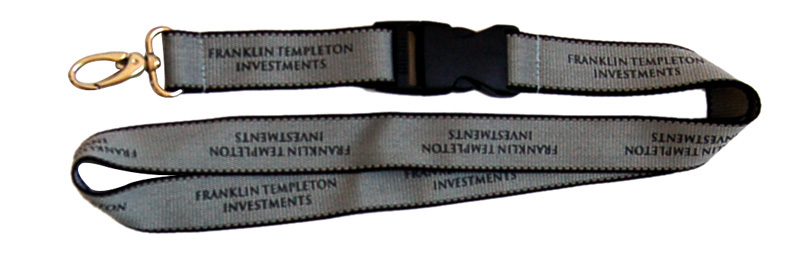silkscreen printed lanyard