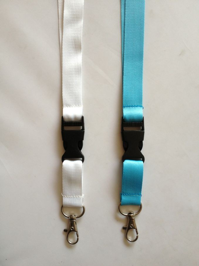 silkscreen printed lanyard